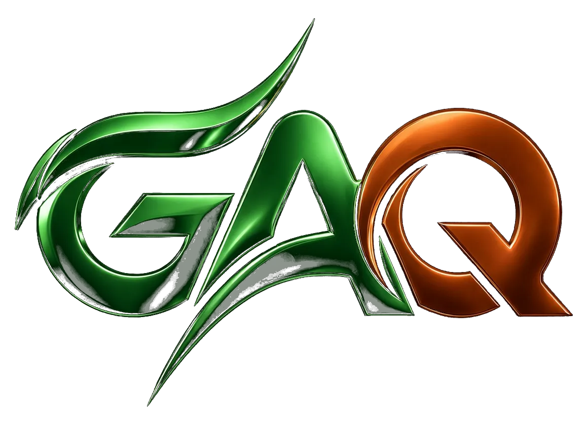 GAQ monogram for Goodyear Acquisitions. Emerald G and A, copper Q.